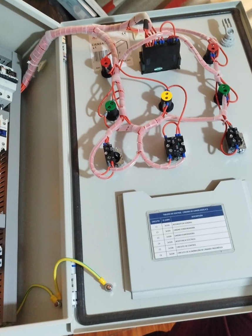 TABLERO ELÉCTRICO DE CONTROL PARA CÁMARA FRIGORÍFICA - Imagen 3